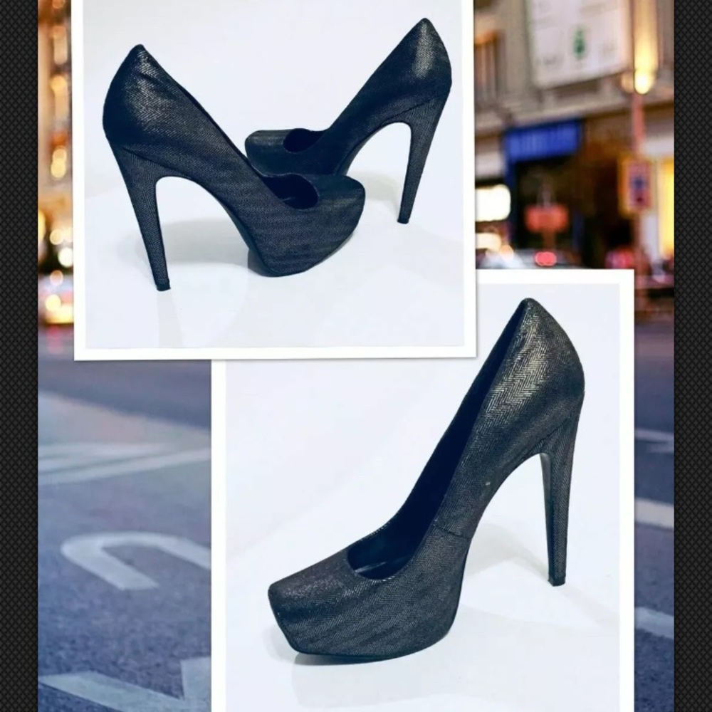 Jessica Simpson Waleo Bronze Metallic Platforms